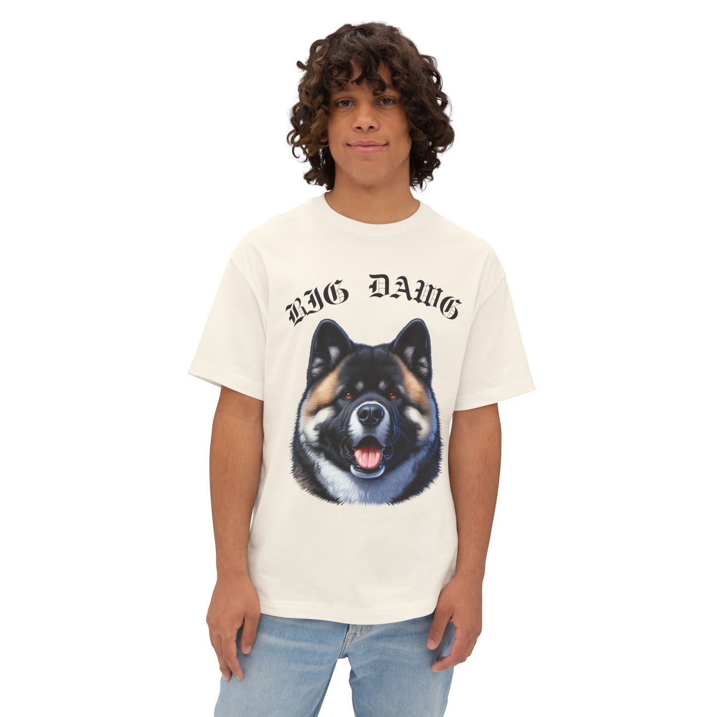 Big Dawg Brown Akita Boxy Tee
