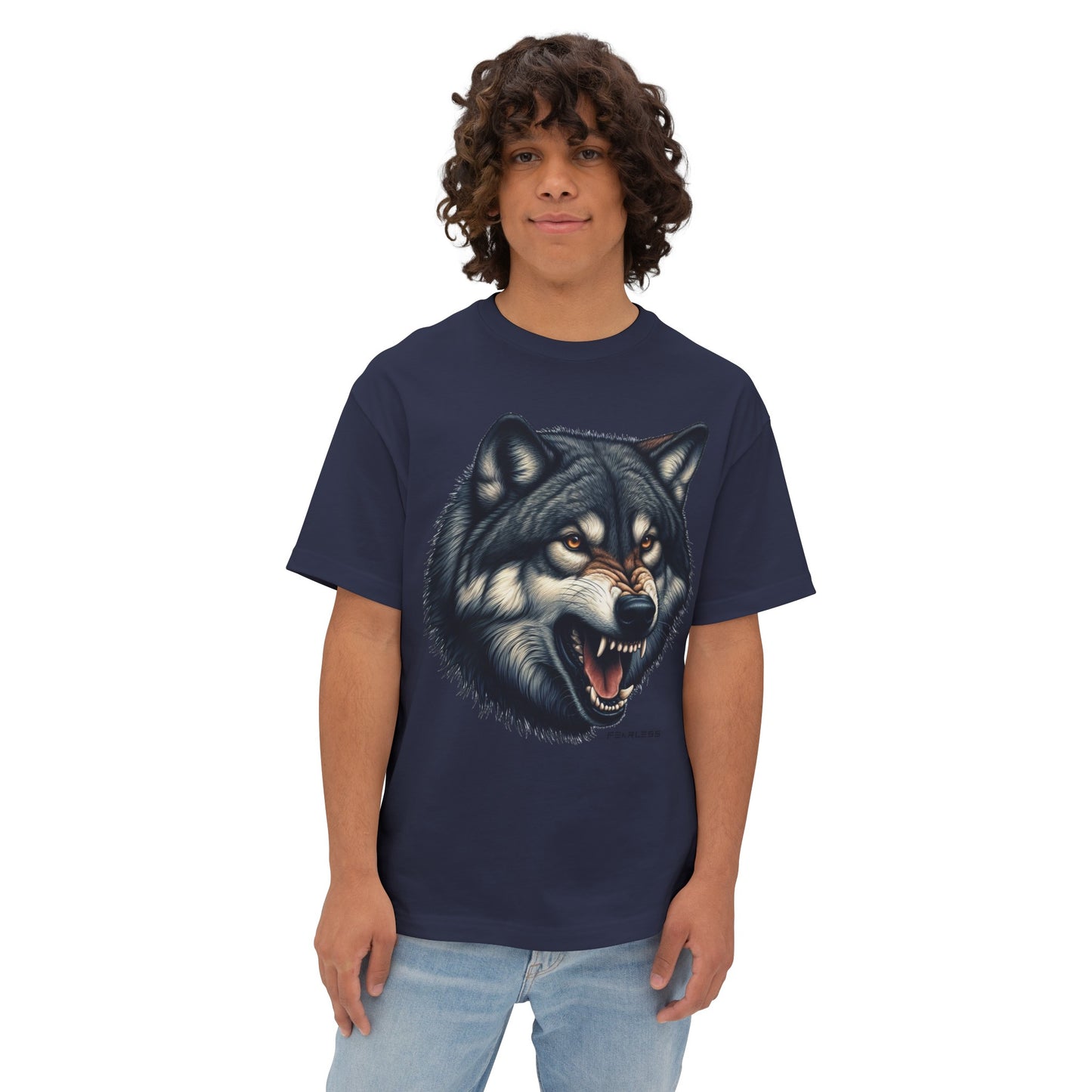 Wolf Boxy Tee