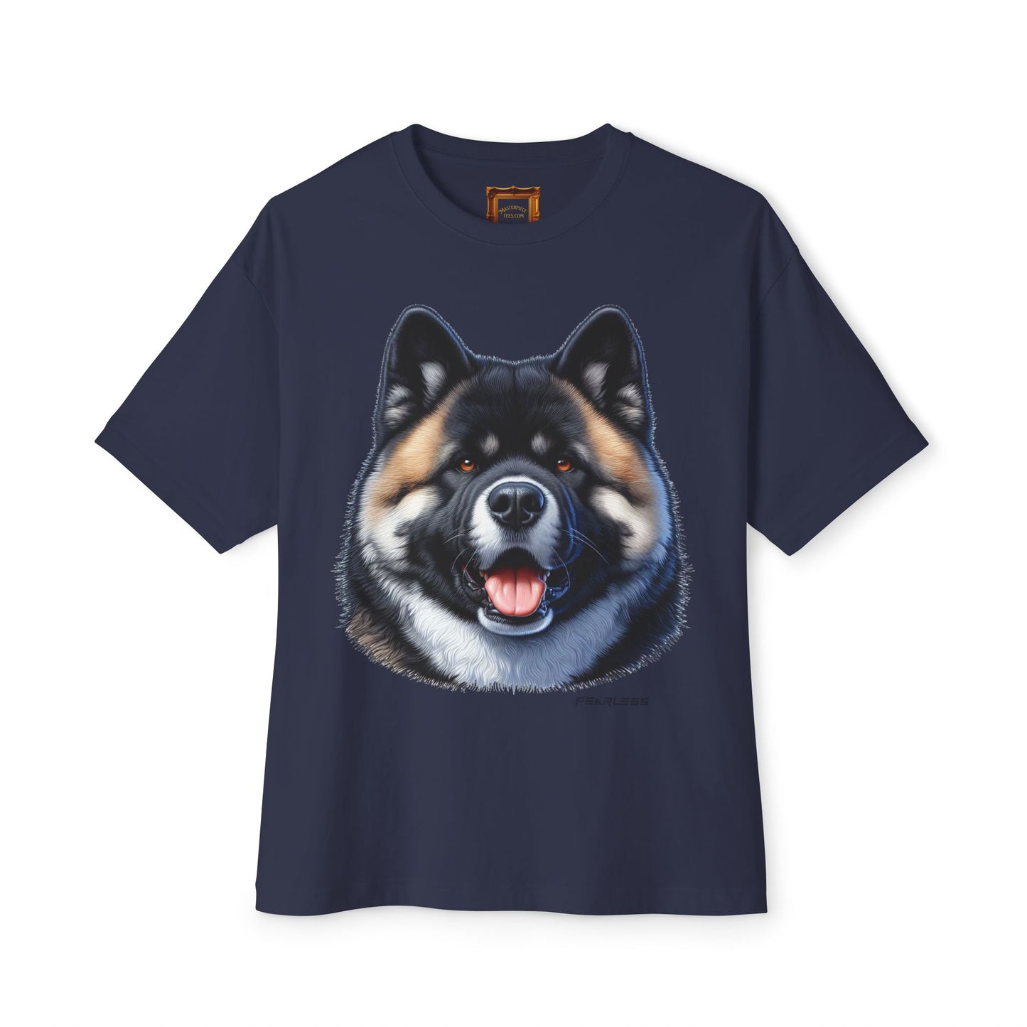 Brown Akita Boxy Tee