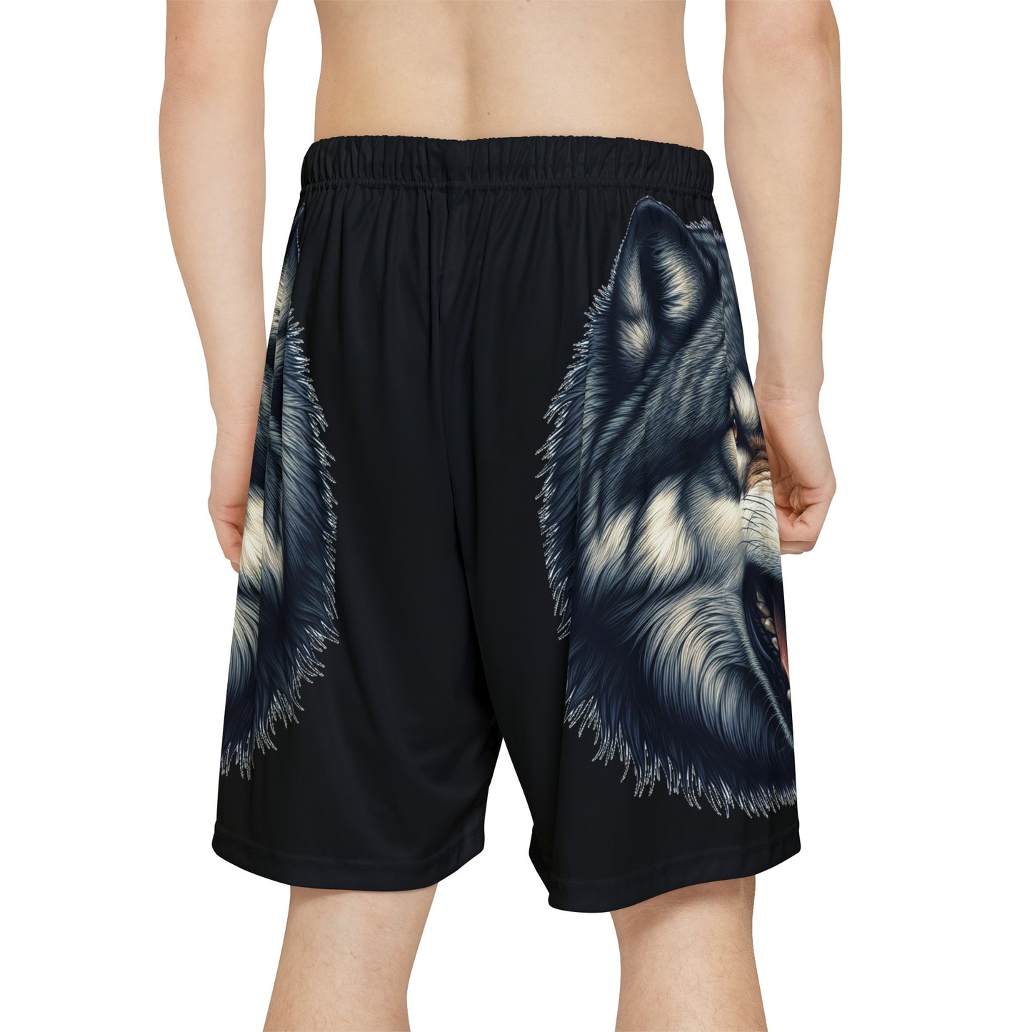 Wolf Allover Print (No Pockets)