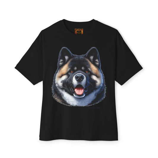 Brown Akita Boxy Tee