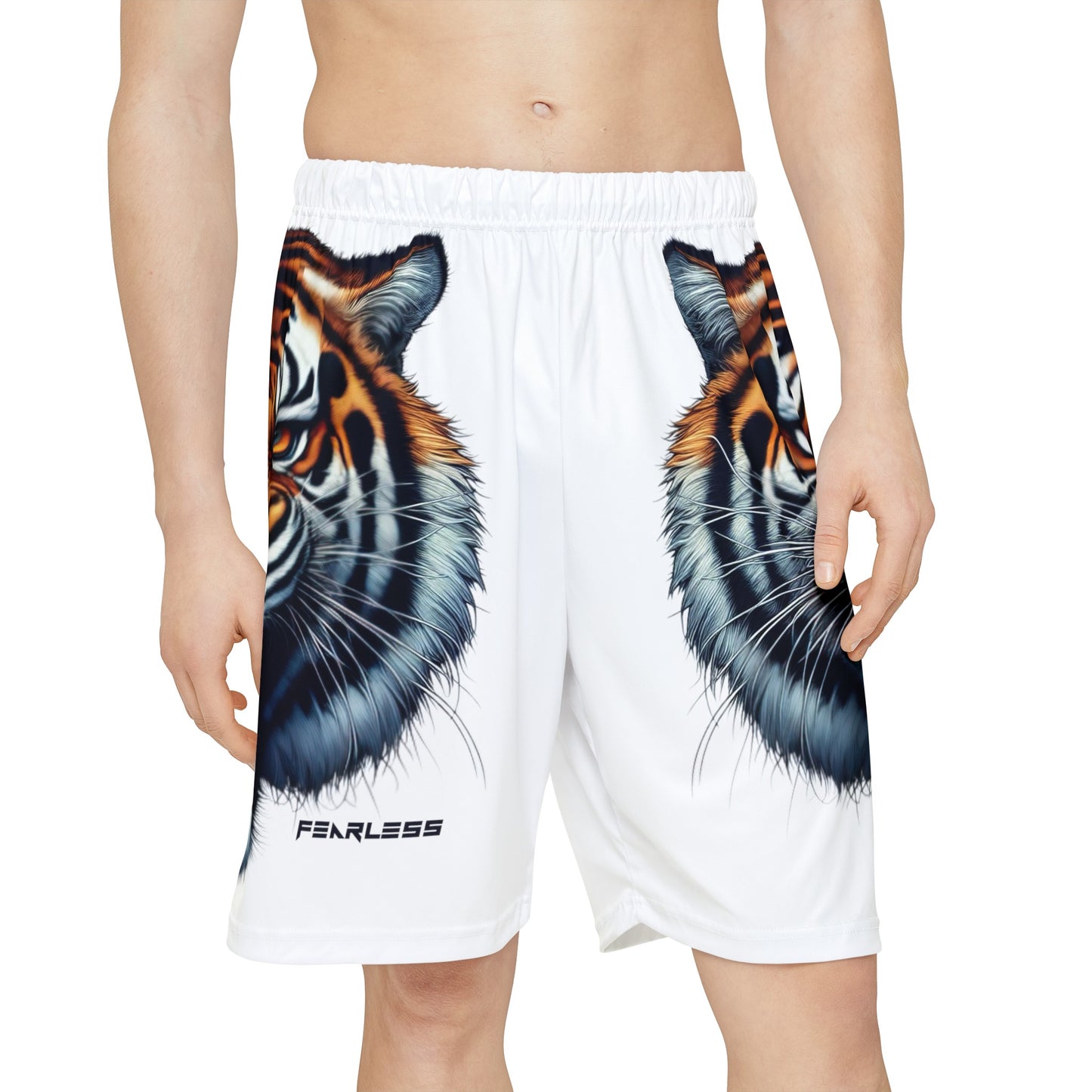 Tiger Allover Print (No Pockets)