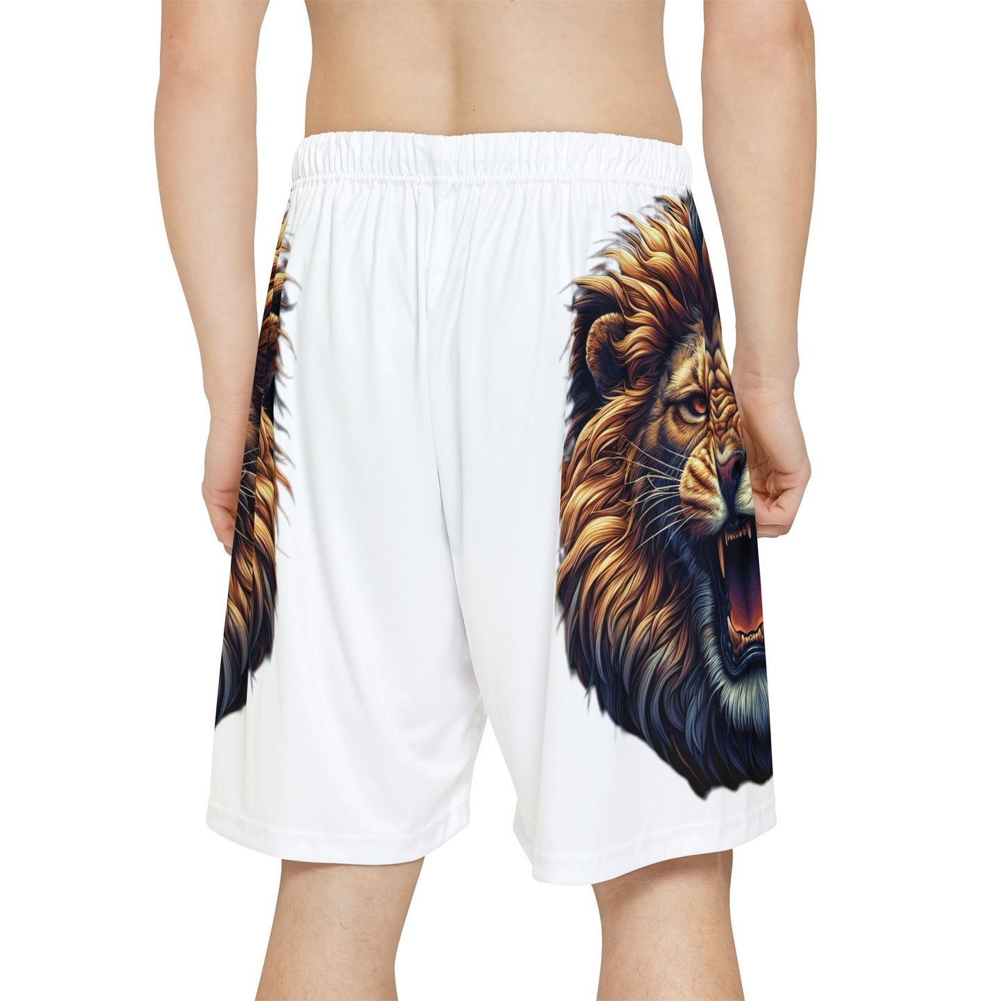 Lion Allover Print (No Pockets)