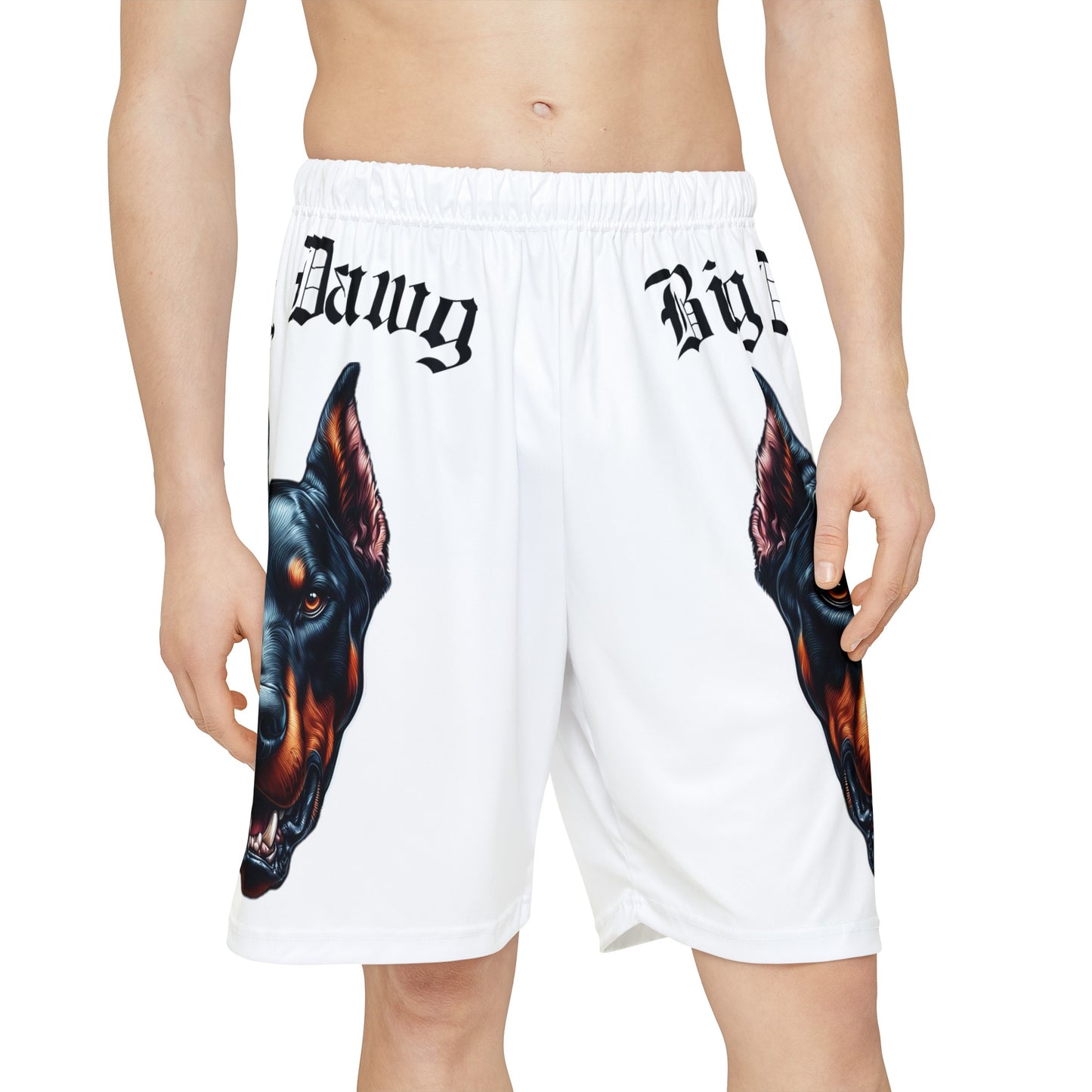 Big Dawg Doberman Allover Print (No Pockets)