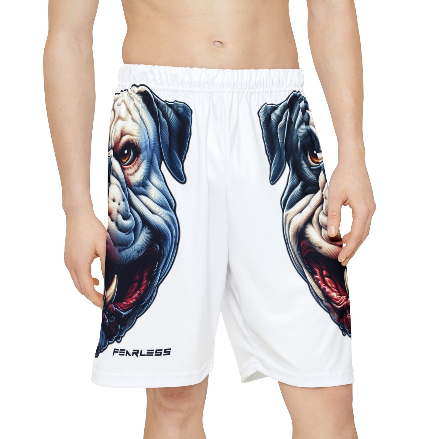 Bulldog Allover Print (No Pockets)