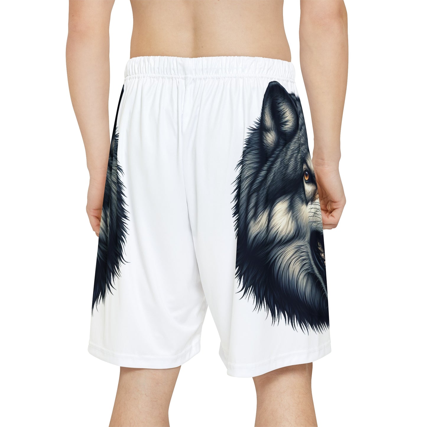 Wolf Allover Print (No Pockets)