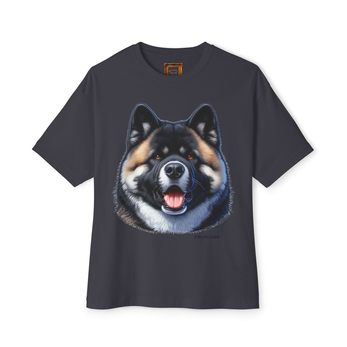 Brown Akita Boxy Tee