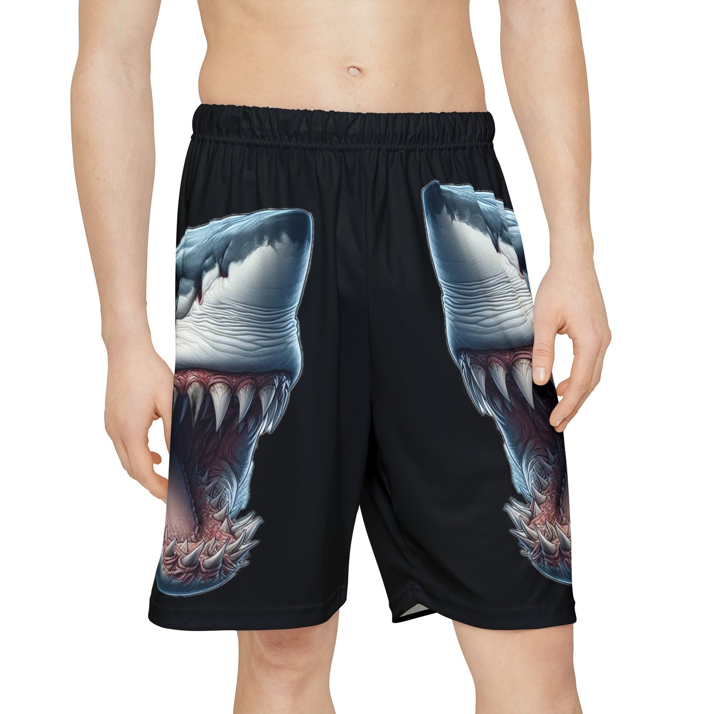 Shark Allover Print (No Pockets)