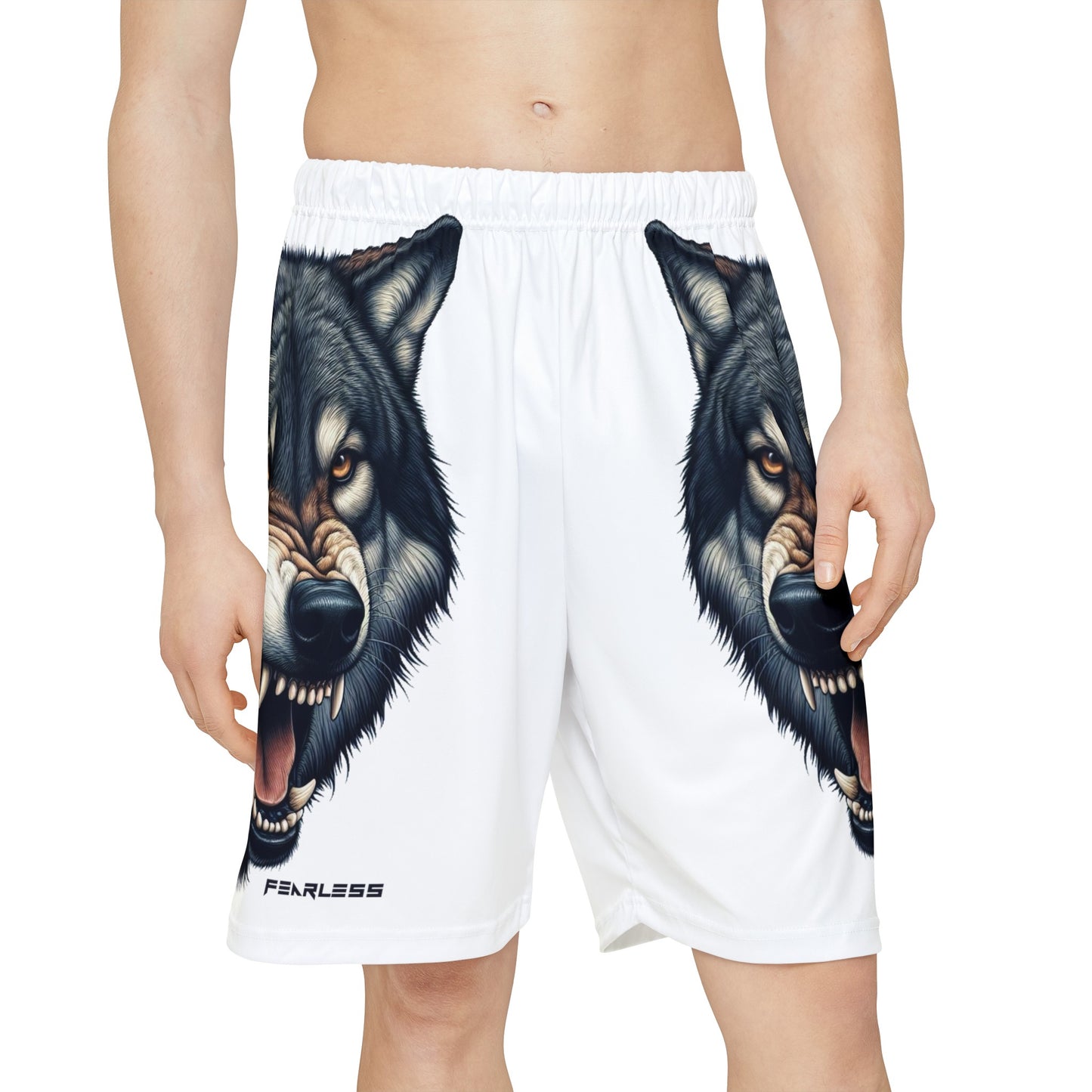 Wolf Allover Print (No Pockets)