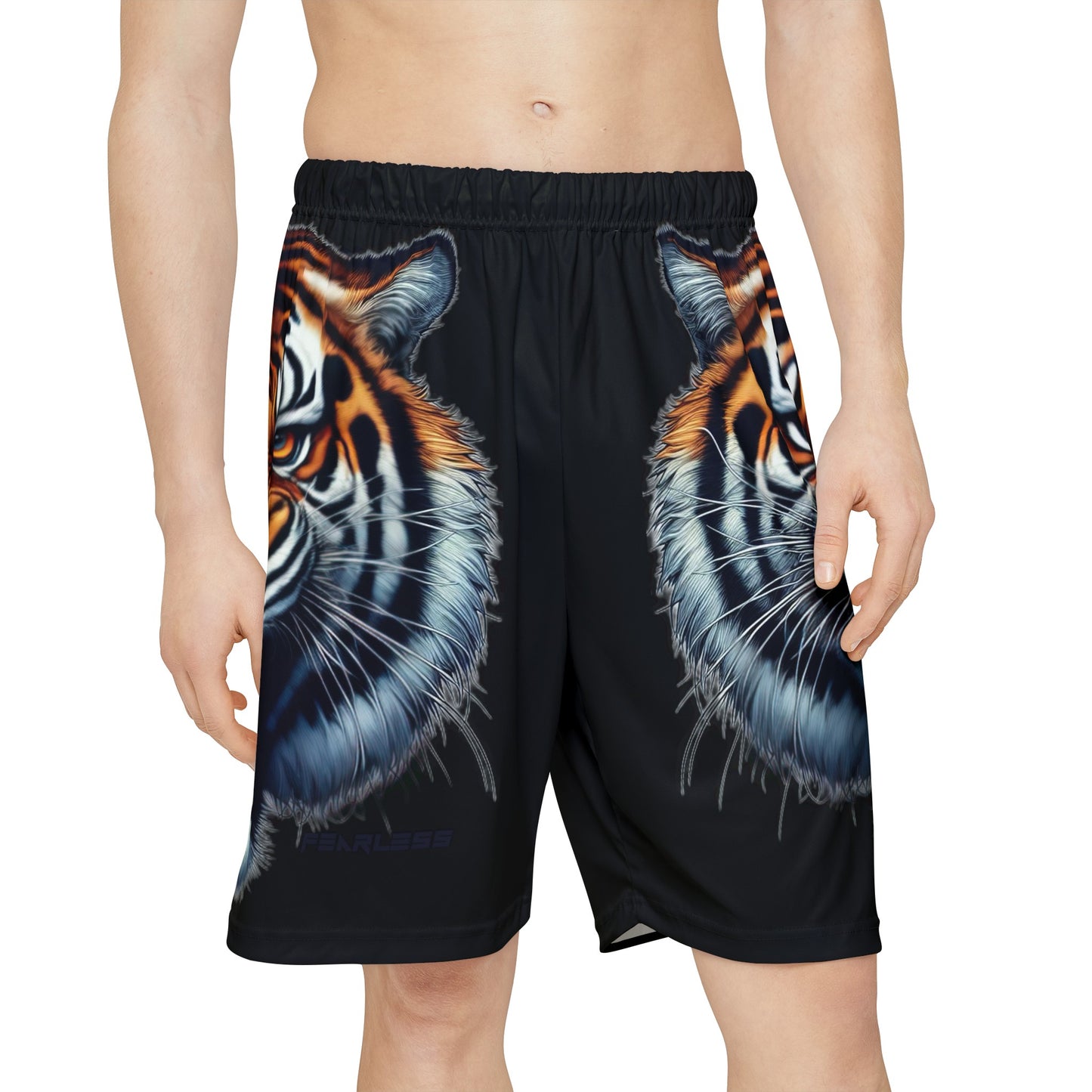 Tiger Allover Print (No Pockets)