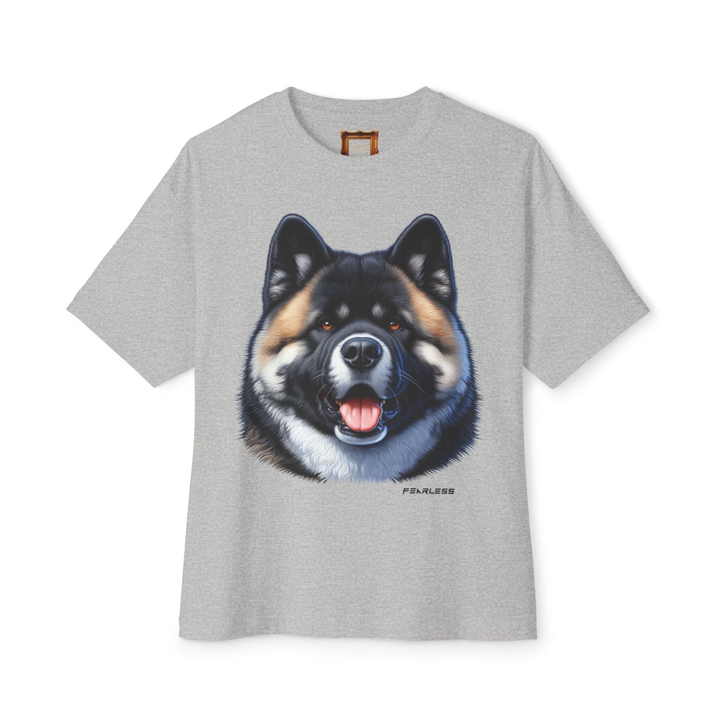 Brown Akita Boxy Tee