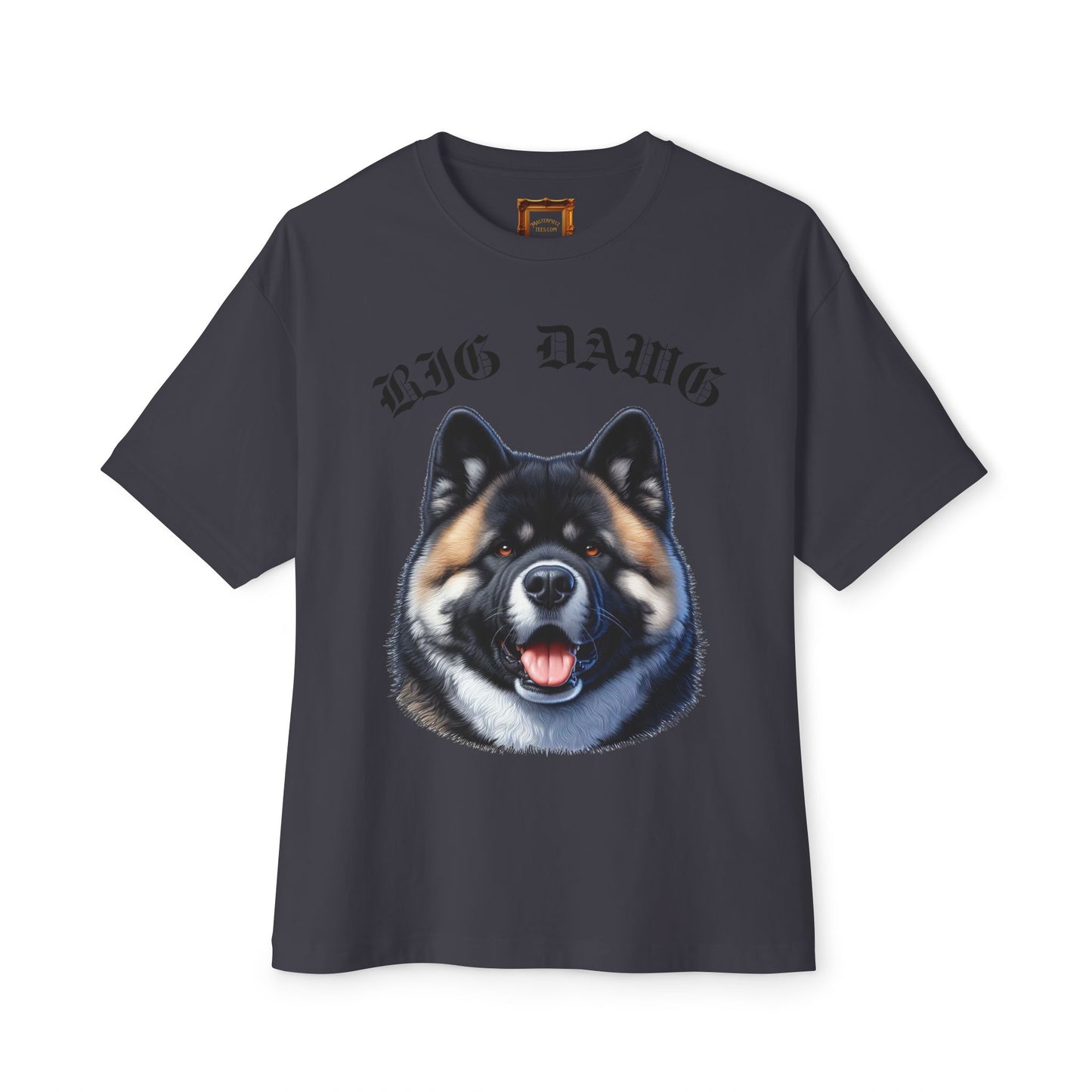 Big Dawg Brown Akita Boxy Tee