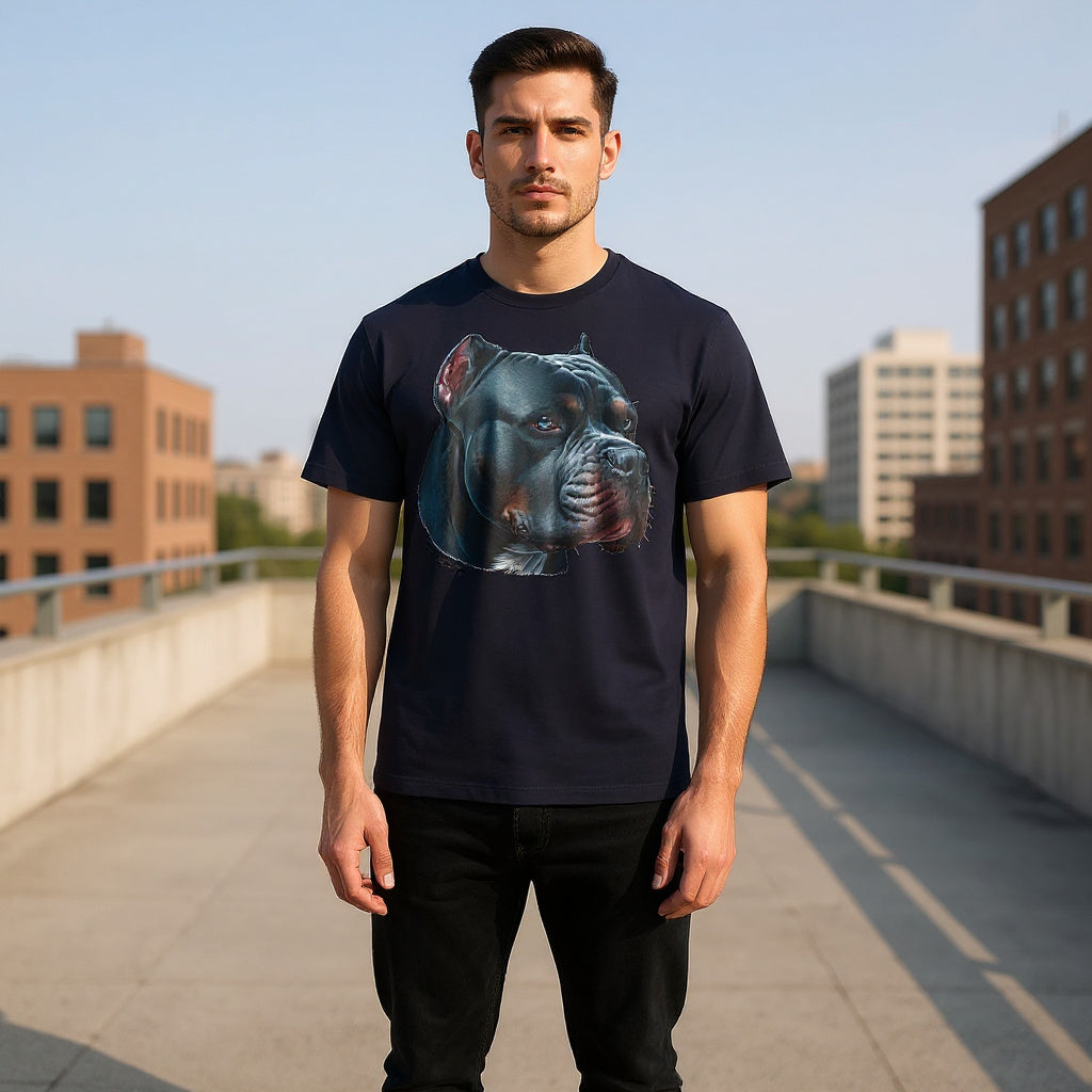 Blue Bulldog Boxy Tee