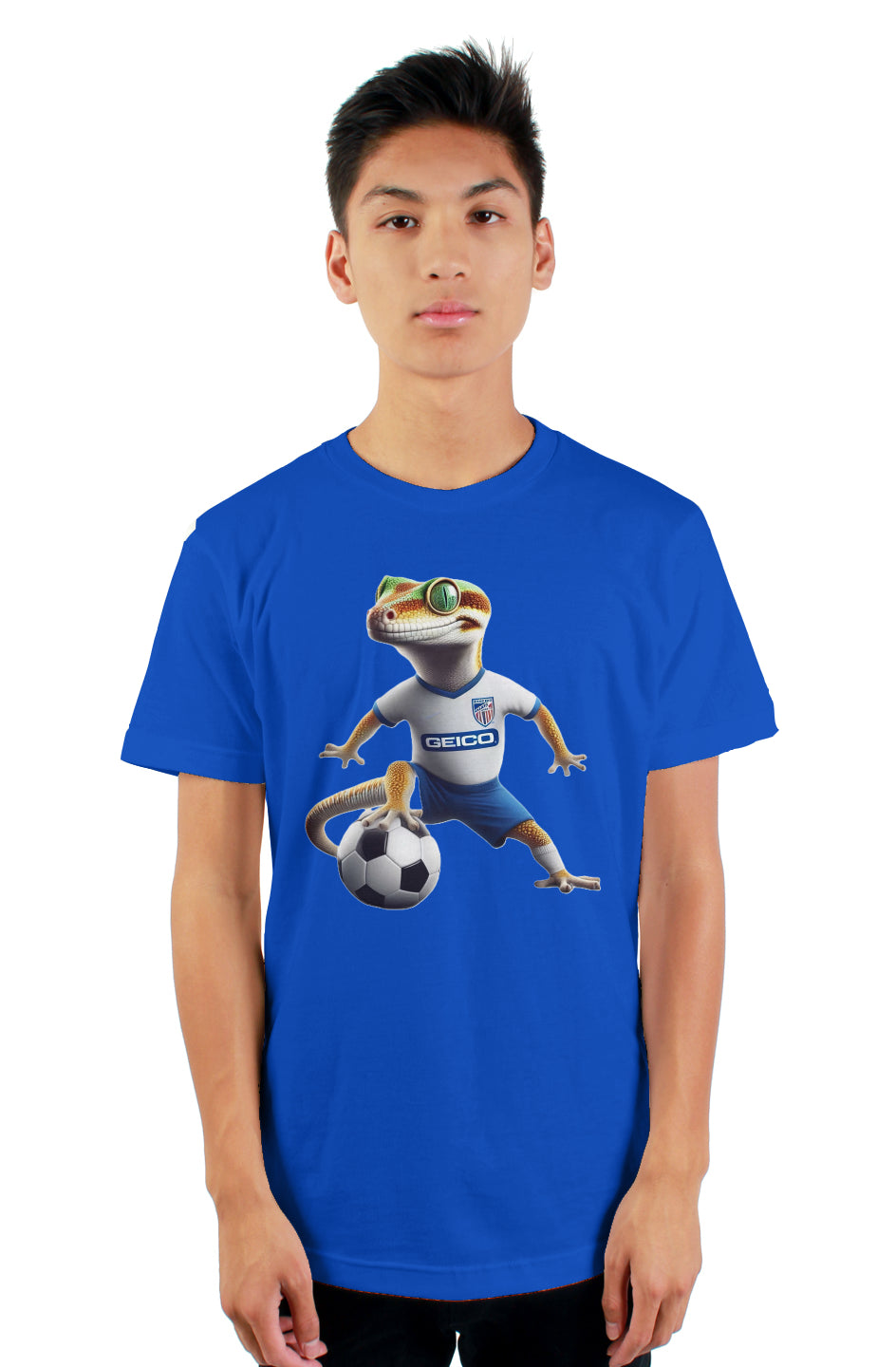 soccer white gecko