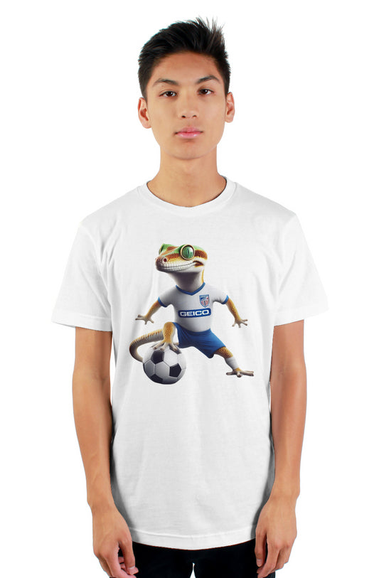 soccer white gecko