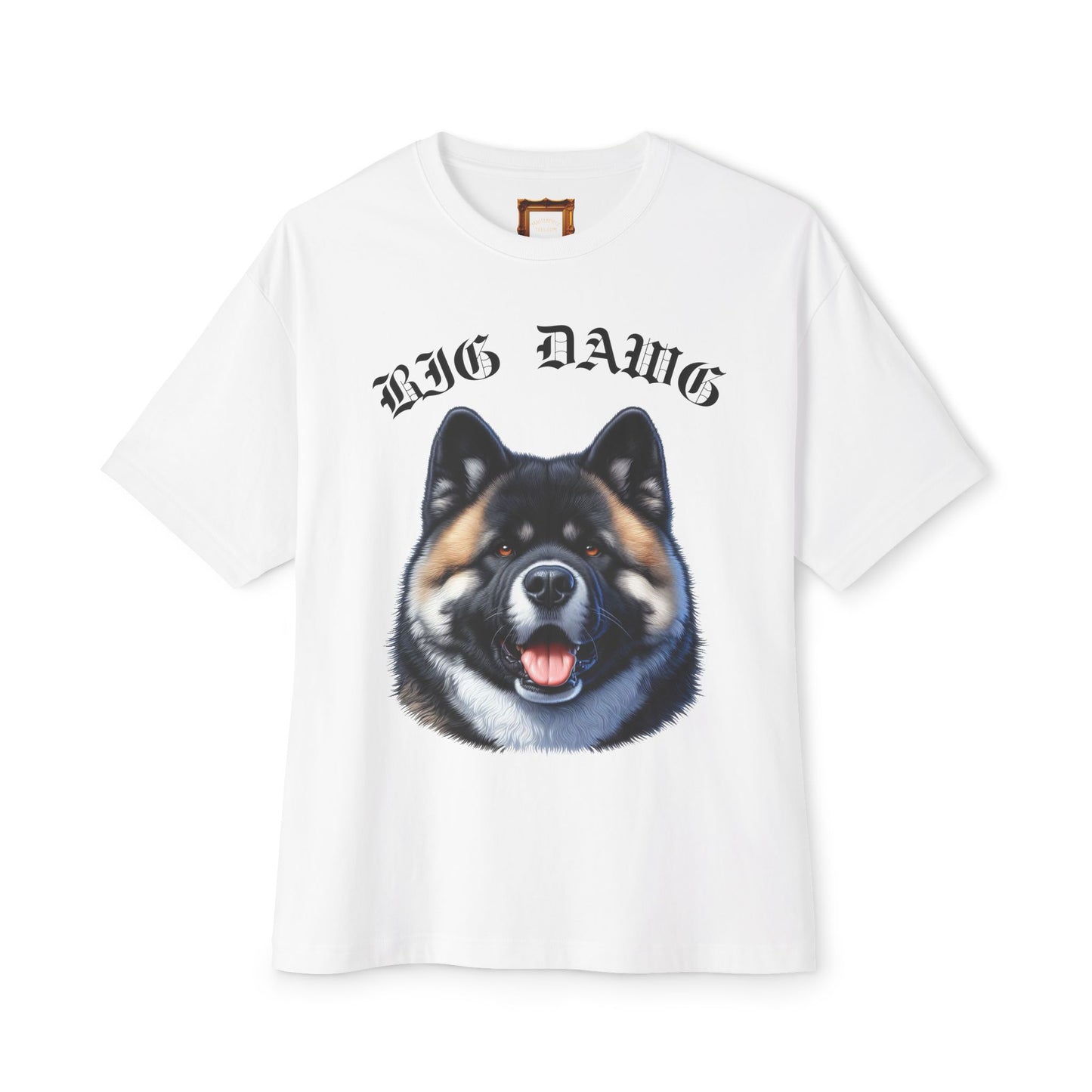 Big Dawg Brown Akita Boxy Tee
