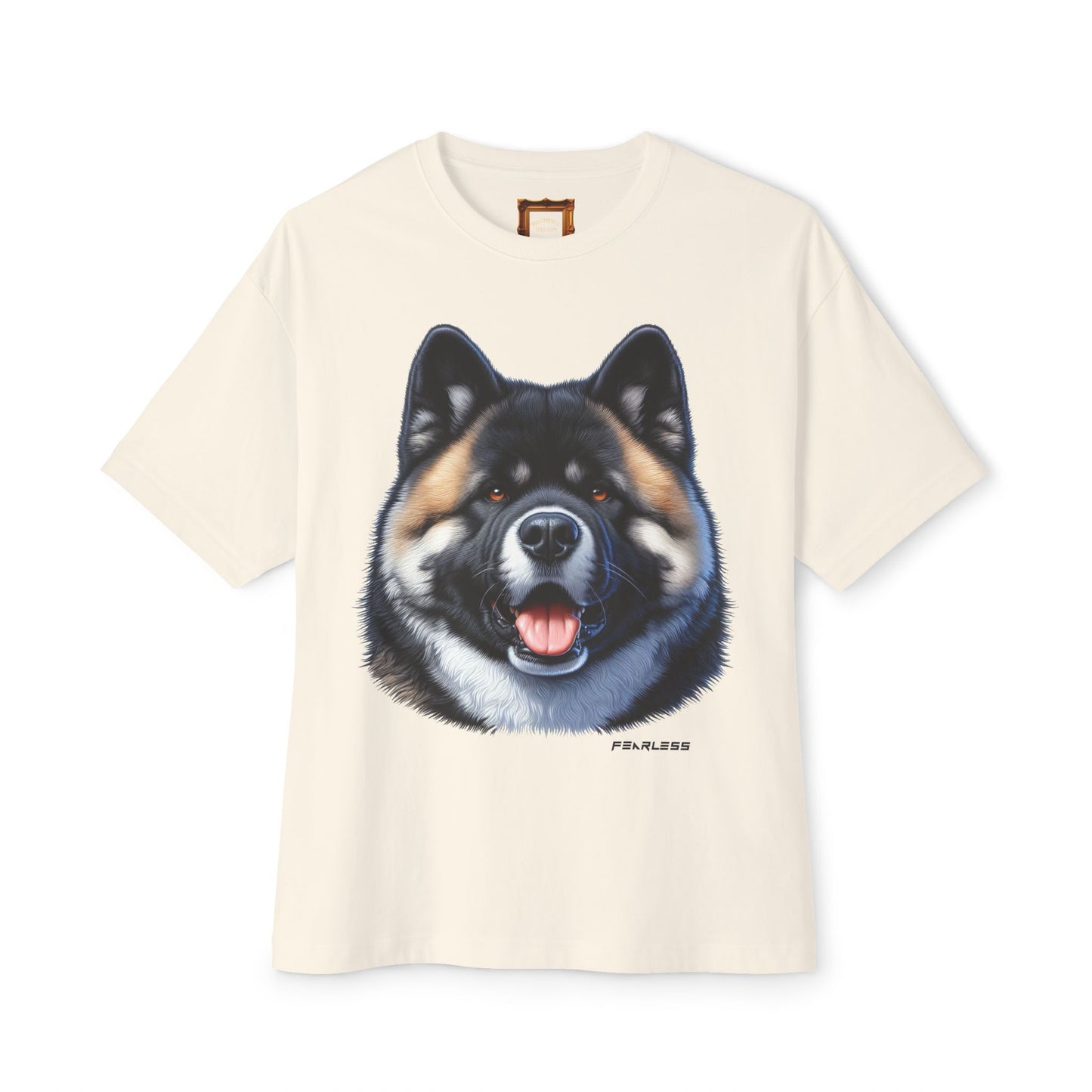 Brown Akita Boxy Tee