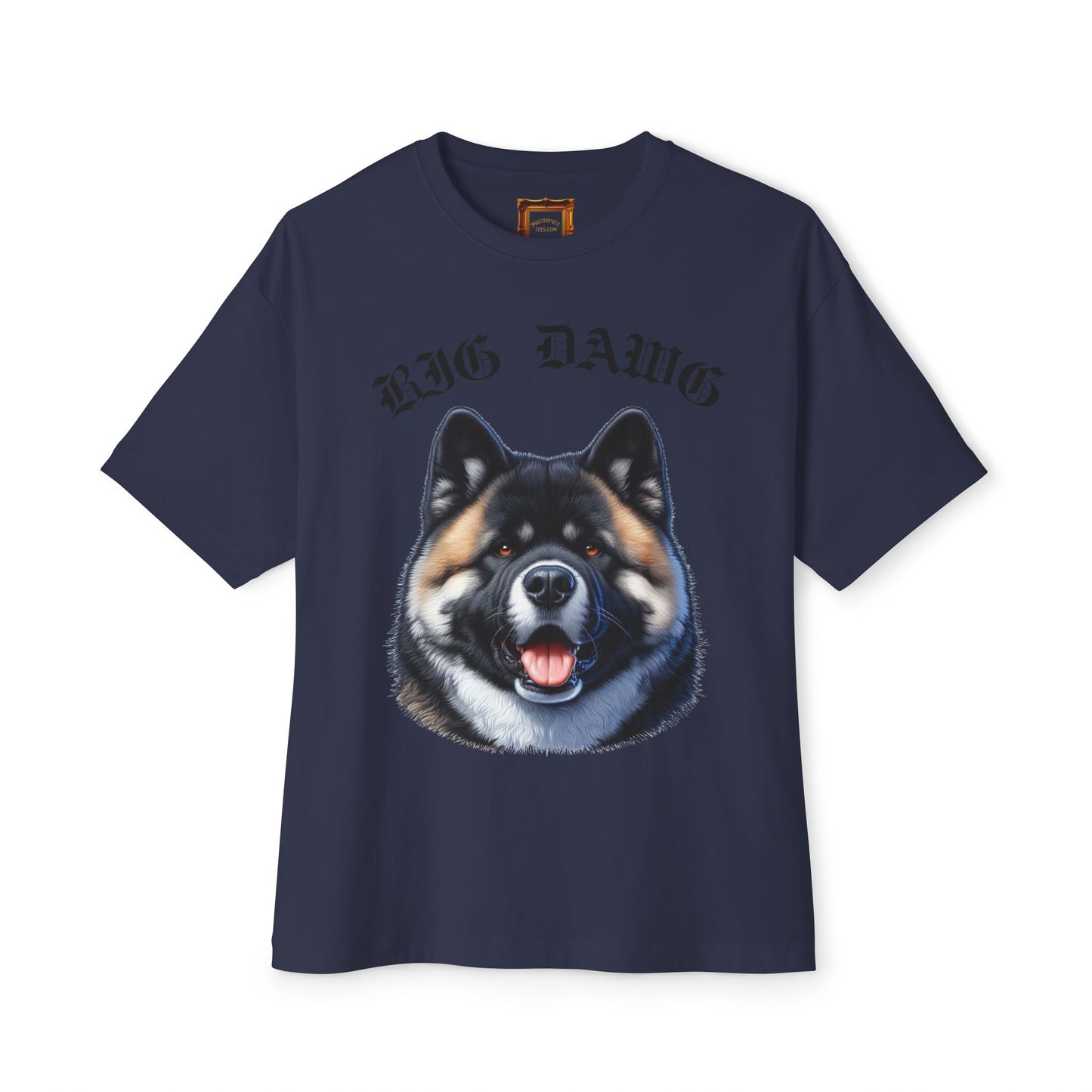 Big Dawg Brown Akita Boxy Tee