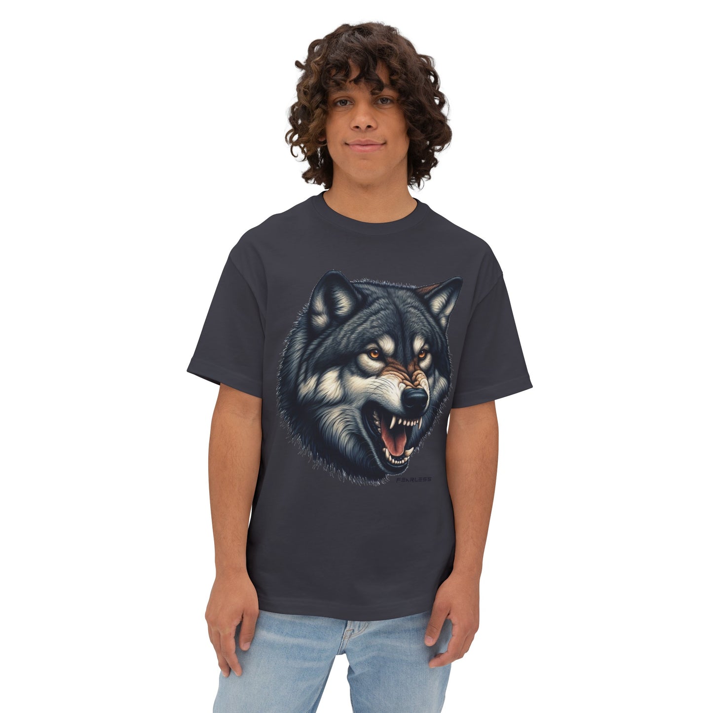 Wolf Boxy Tee