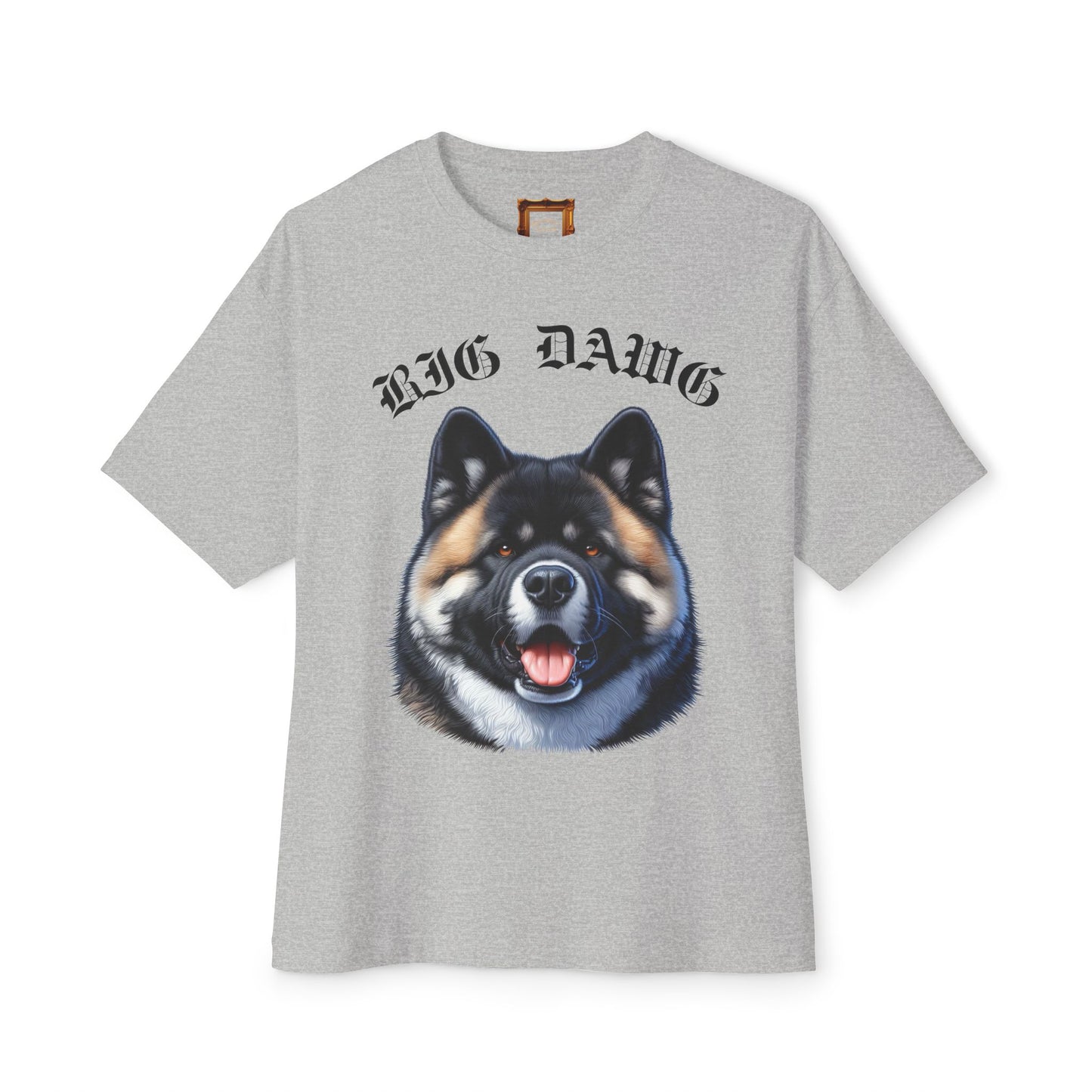 Big Dawg Brown Akita Boxy Tee