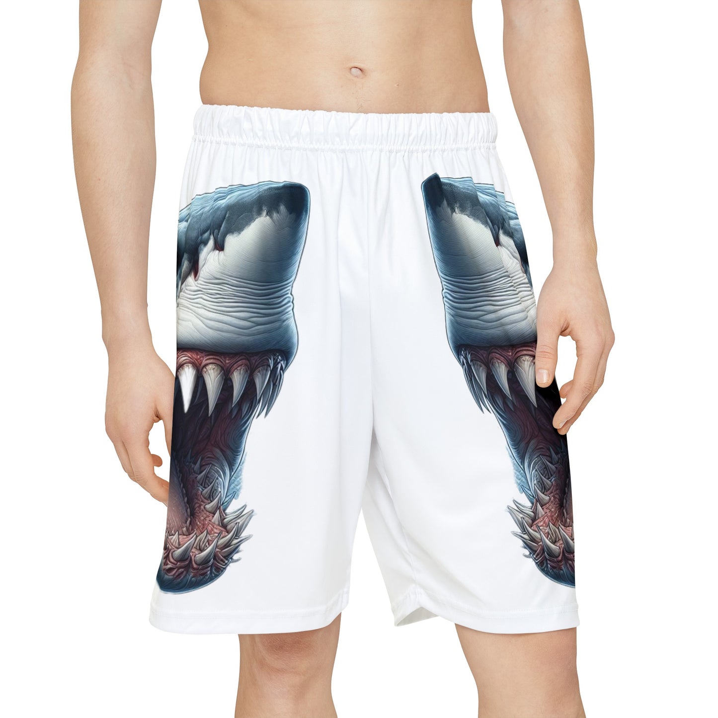 Shark Allover Print (No Pockets)