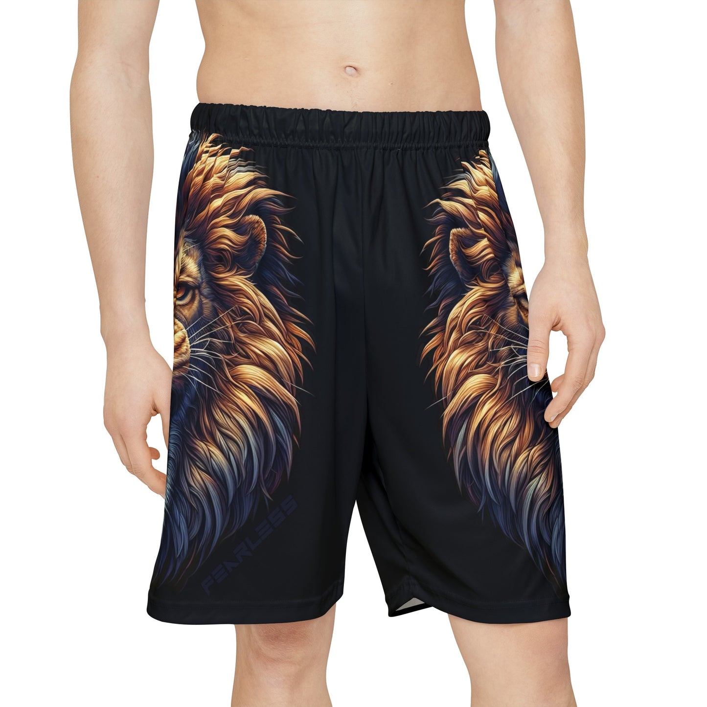 Lion Allover Print (No Pockets)