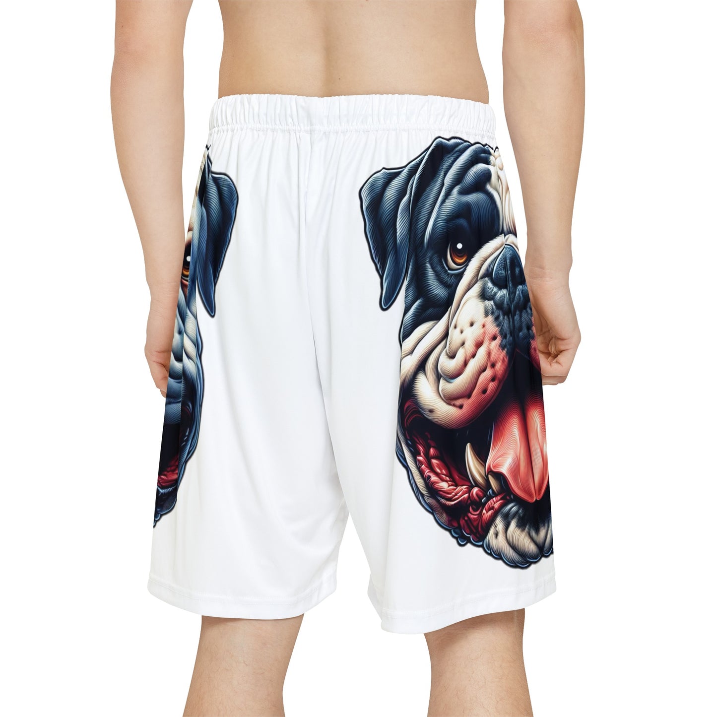 Bulldog Allover Print (No Pockets)
