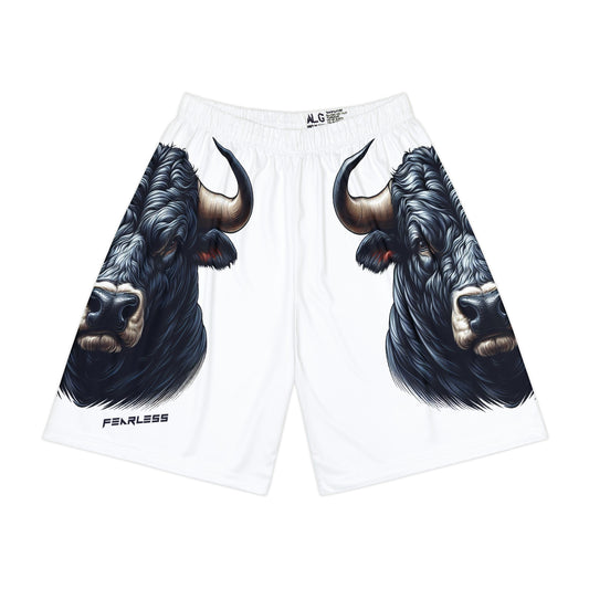 Black Bull Allover Print (No Pockets)