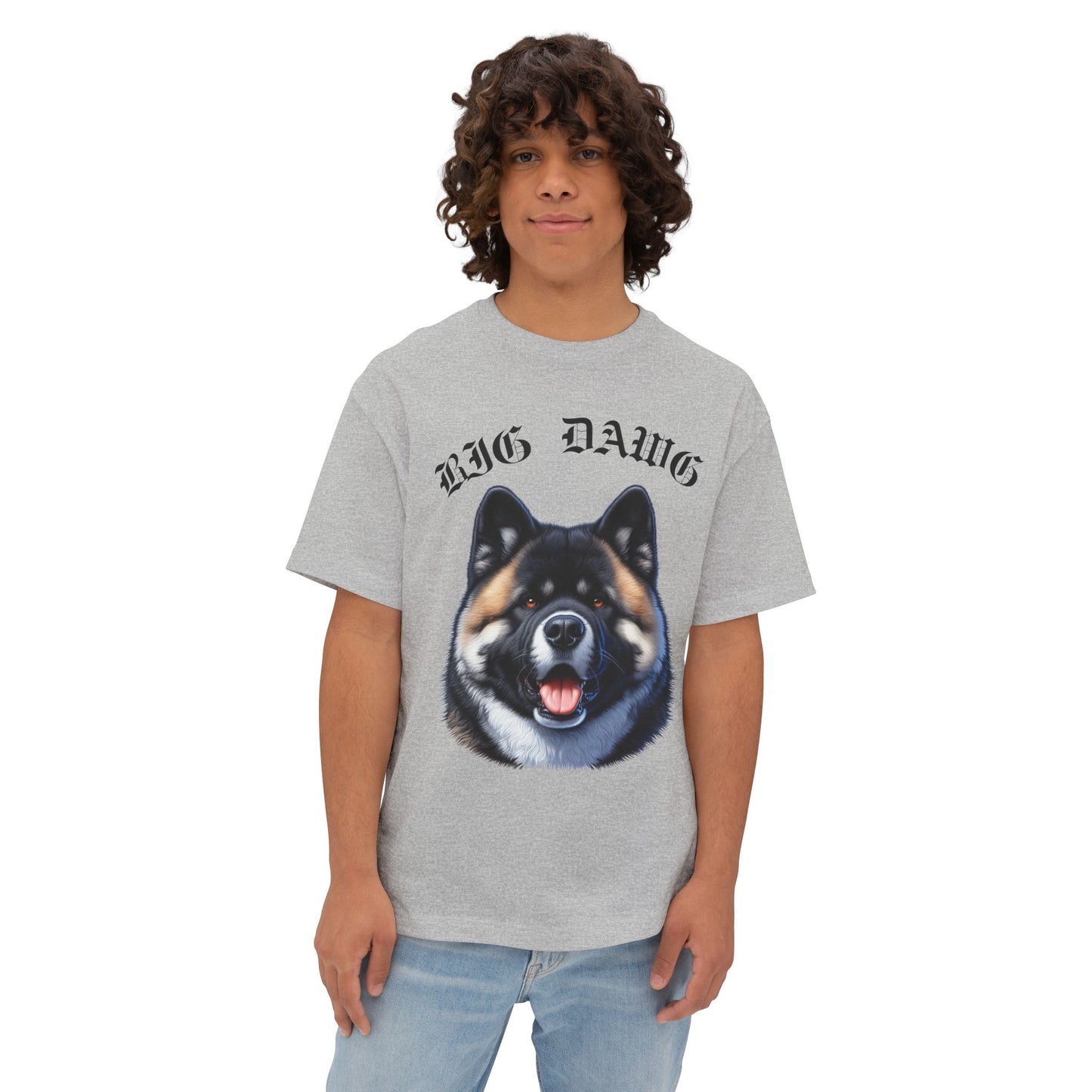 Big Dawg Brown Akita Boxy Tee