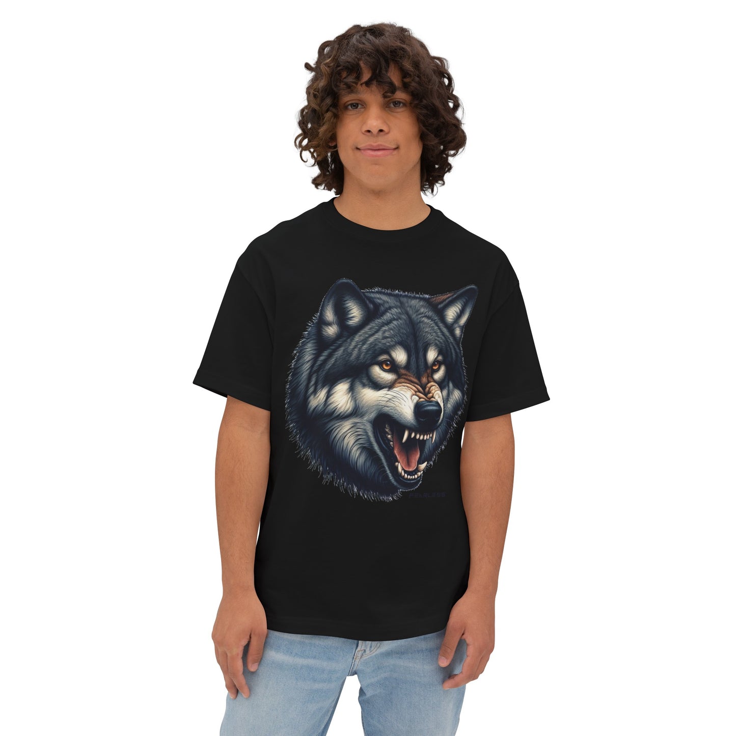 Wolf Boxy Tee
