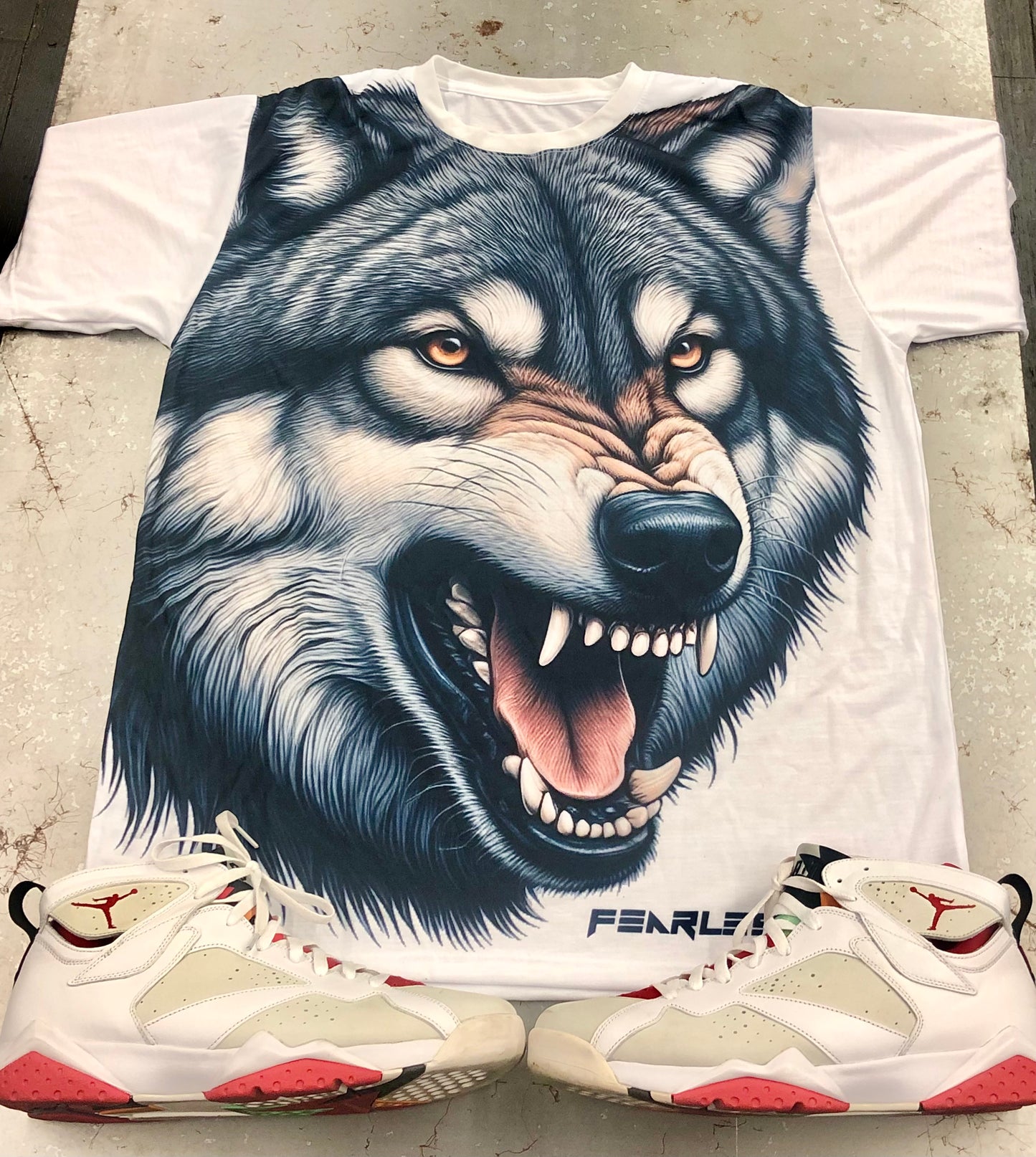 Wolf Allover Print