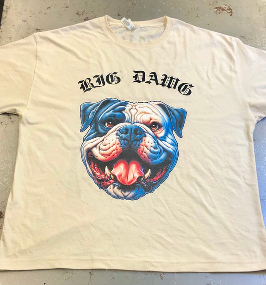 Big Dawg Bulldog Boxy Tee