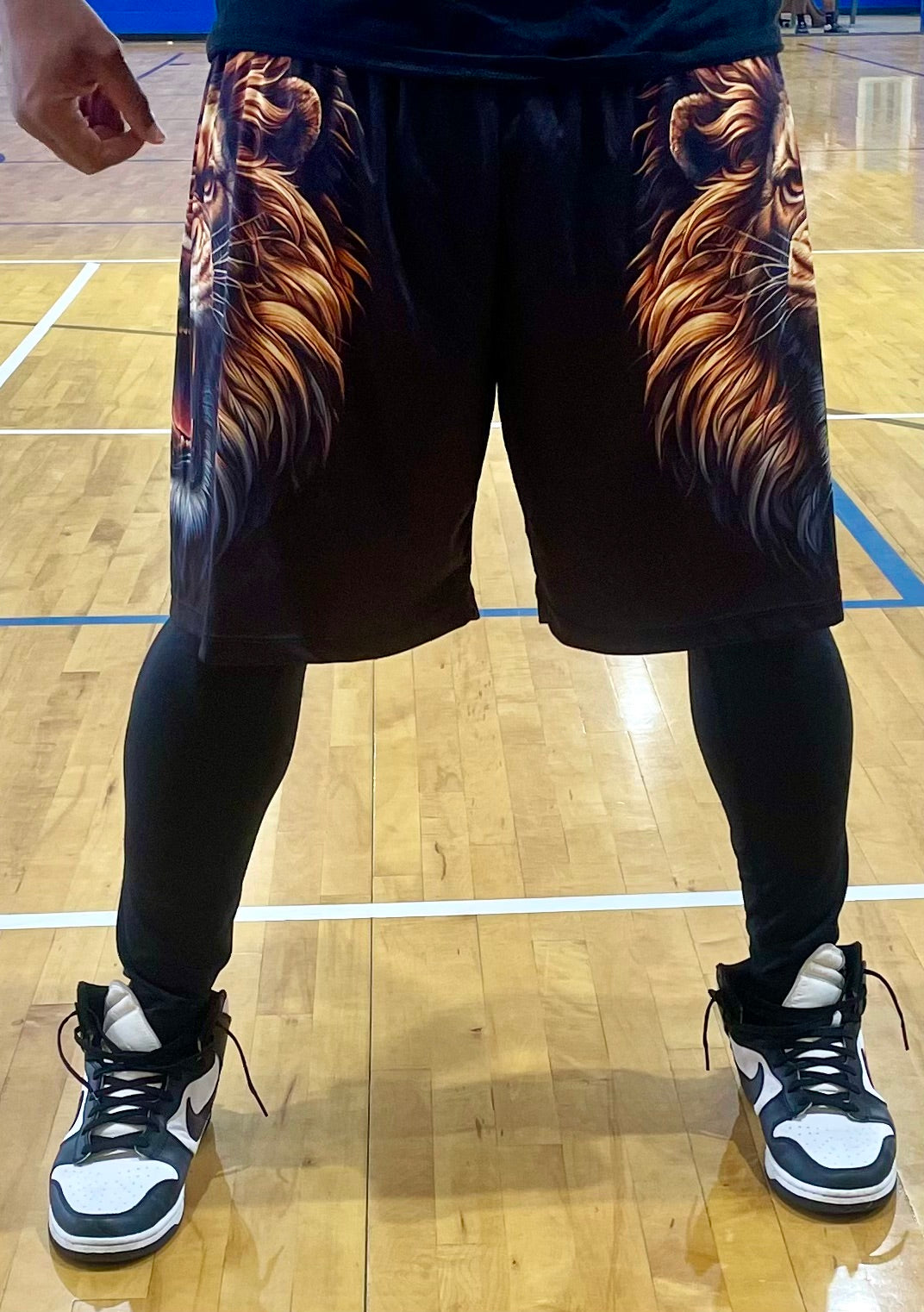 Lion Allover Print (No Pockets)