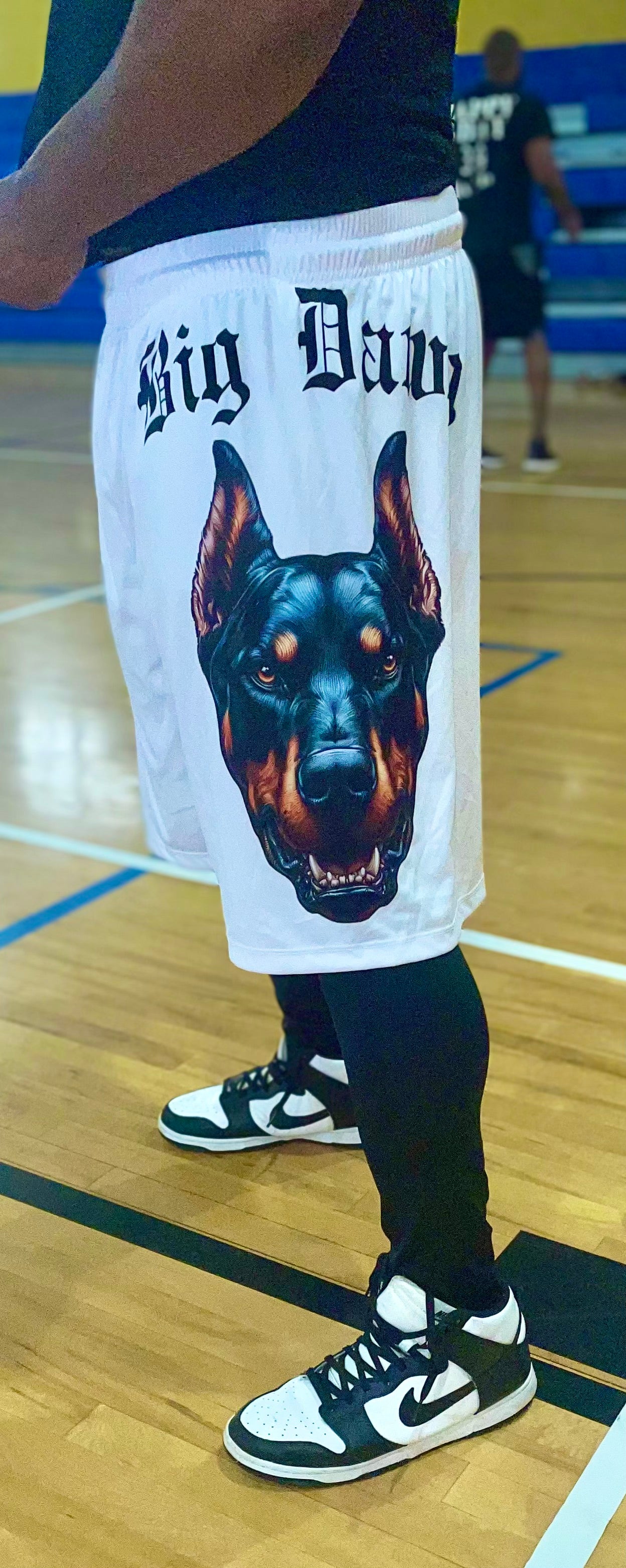 Big Dawg Doberman Allover Print (No Pockets)