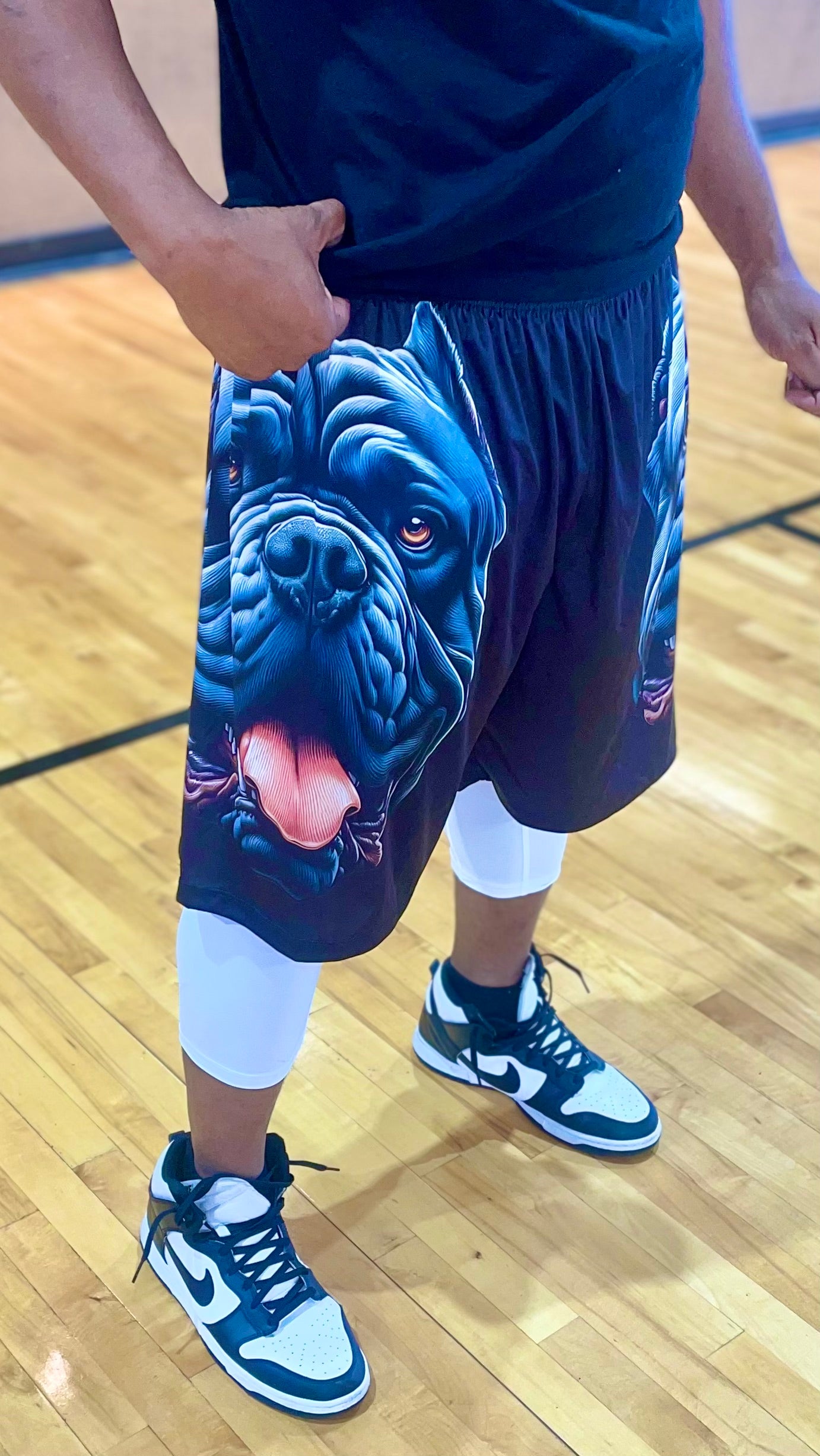 Big Dawg Corso Allover Print (No Pockets)