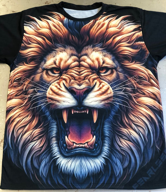 Lion Allover Print Tee