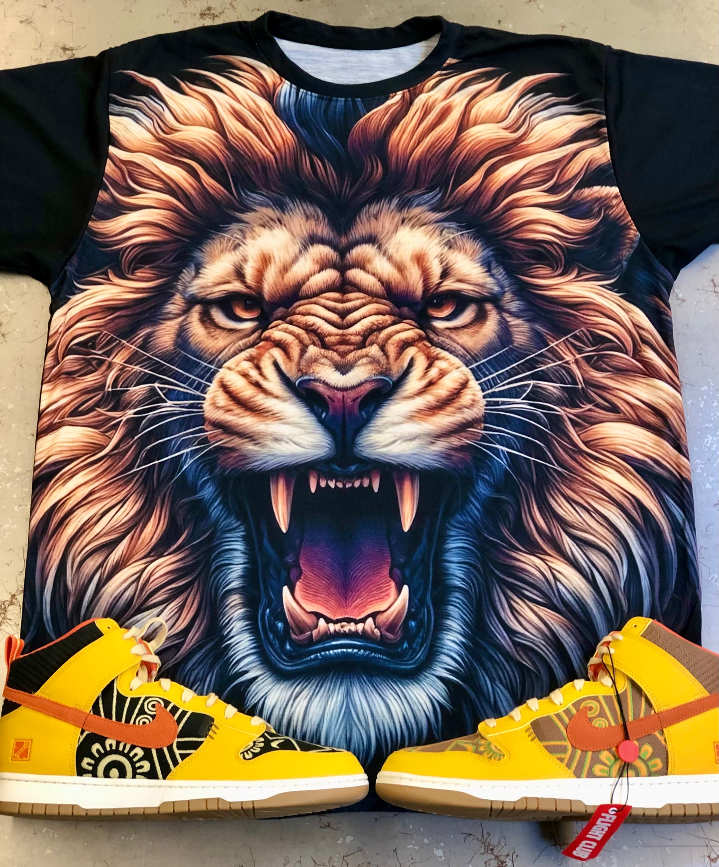 Lion Allover Print Tee
