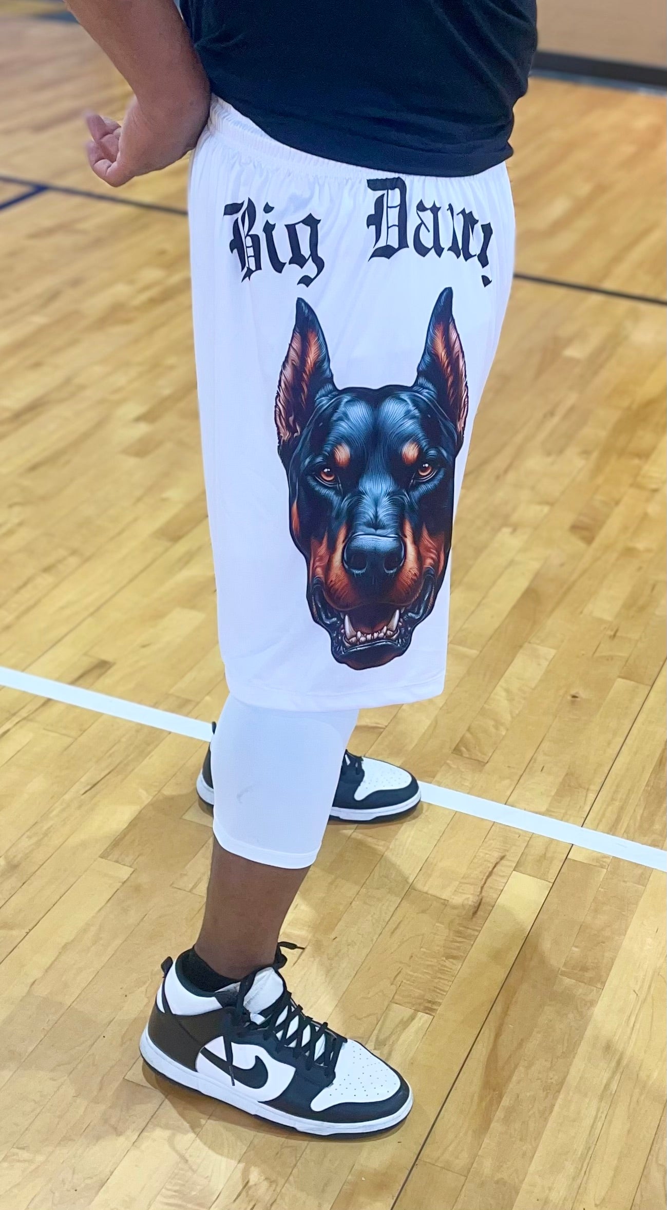 Big Dawg Doberman Allover Print (No Pockets)