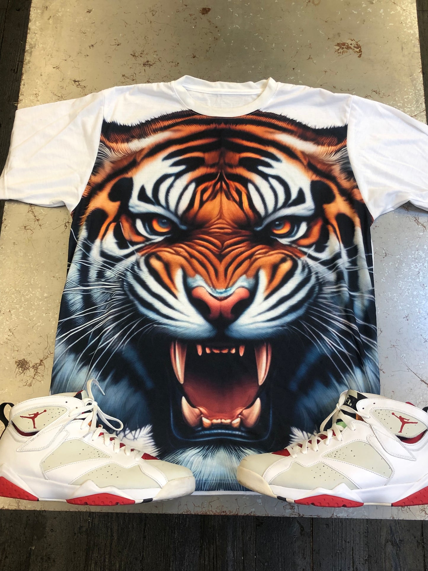 Tiger Allover Print Tee