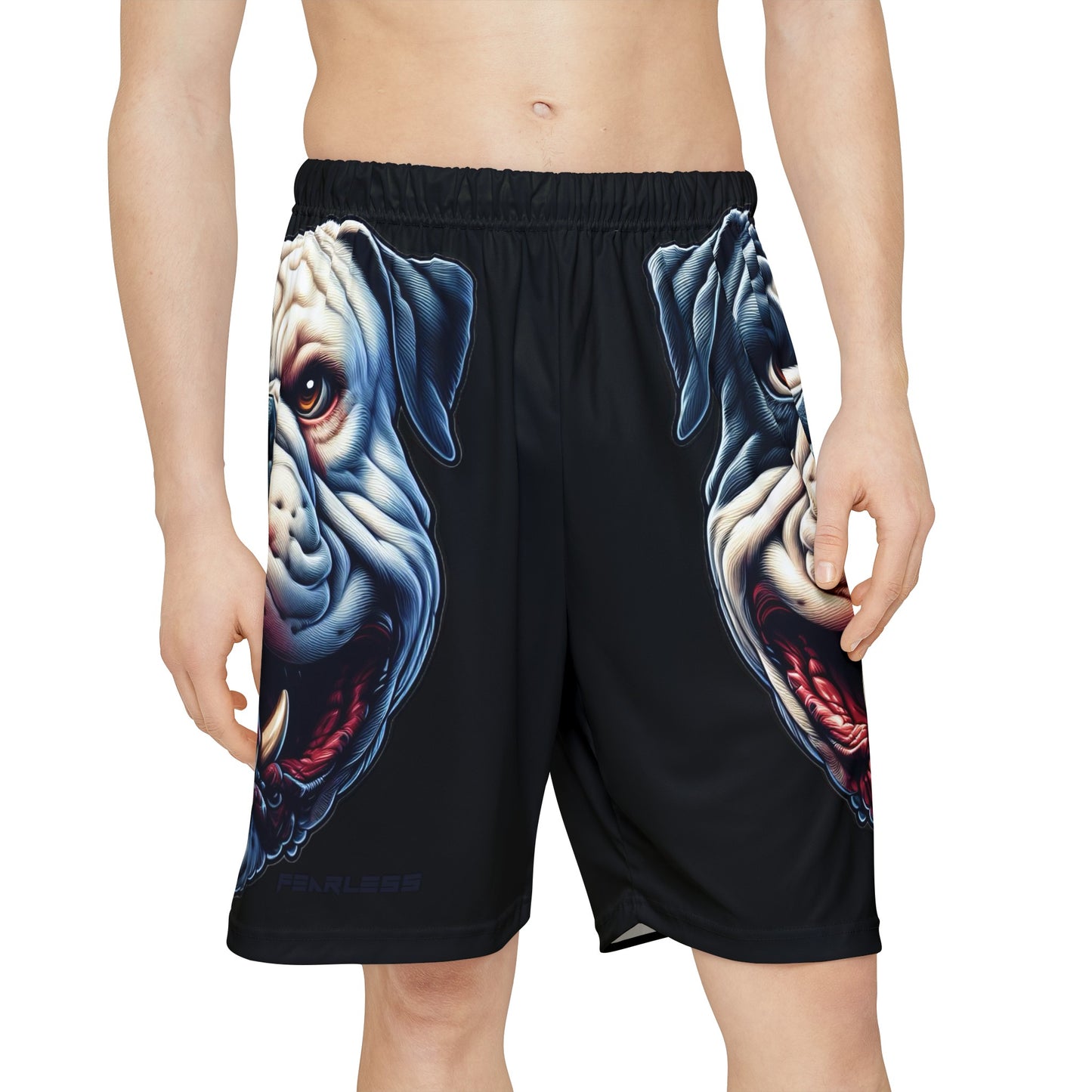 Bulldog Allover Print (No Pockets)